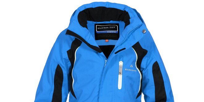 Dětská modro-černá lyžařská bunda Bergson