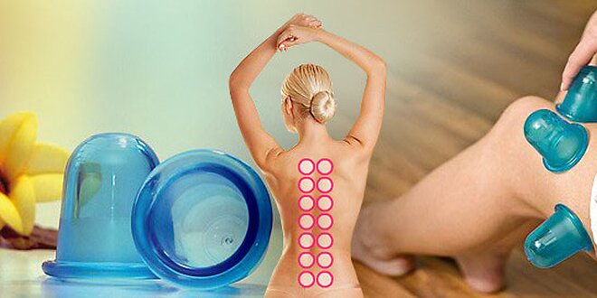 Sada 6 masážních zvonků pro vaše tělo