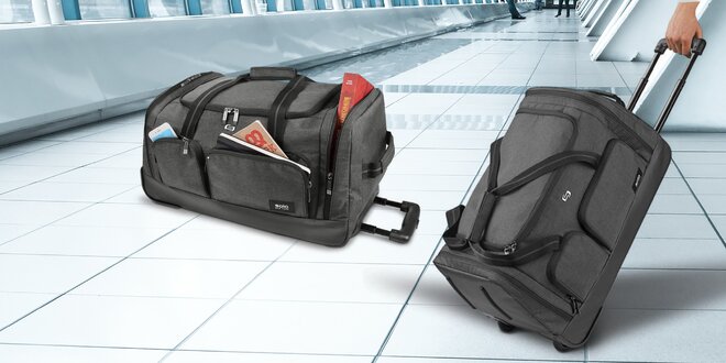 Elegantní a prostorná cestovní taška na kolečkách