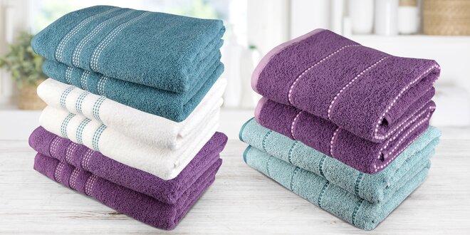 Měkoučké froté ručníky a osušky ze 100% bavlny