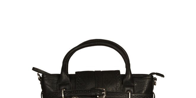 Dámská kabelka s černo-bílým vzorem Sisley