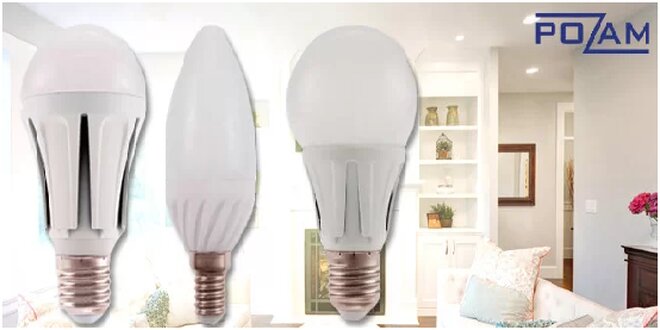 Úsporné LED žárovky – teplé i studené barvy [280 až 800 lm]
