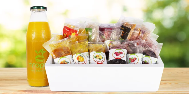 Mražené koncentráty pro přípravu džusů a smoothie