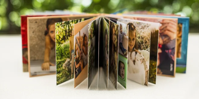 Fotoalbum s vlastnými fotografiami, rôzne rozmery a šablóny