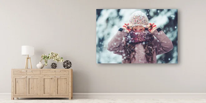 Fotoobraz: malířské plátno na dřevěném rámu