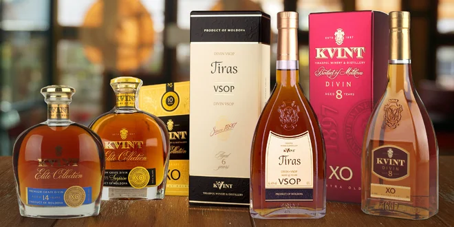 Zrála až 33 let: lahodná moldavská brandy Kvint