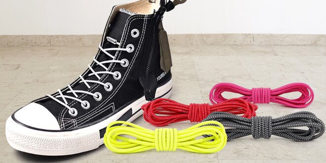 Elastické tkaničky do bot ve 12 barvách
