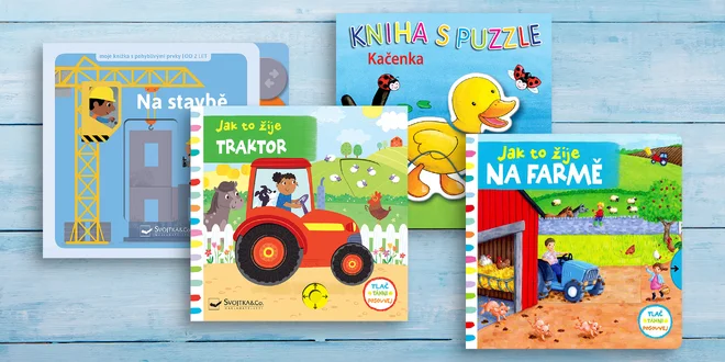 Pohyblivá leporela pro nejmenší: zvířátka i pohádky