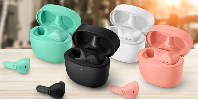 Bezdrátová sluchátka Philips: 4 pastelové barvy