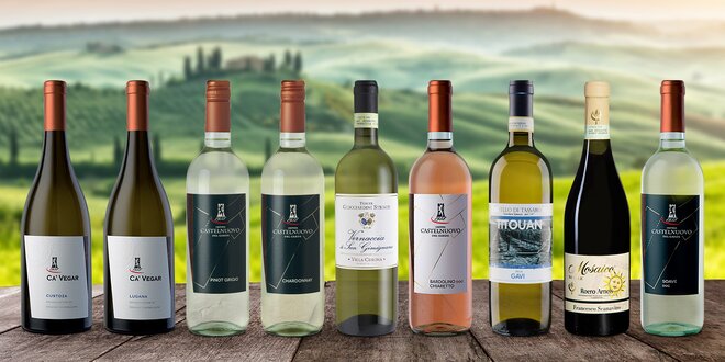 Italská suchá vína: Pinot Grigio i Chardonnay