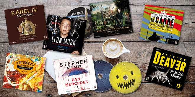 Audioknihy na CD: Elon Musk, detektivky i horory
