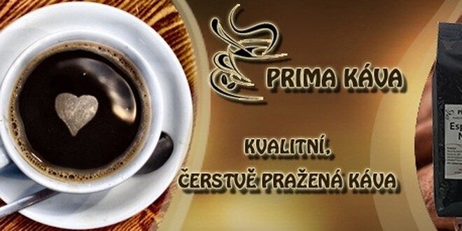 Čerstvě pražená káva – Espresso 2x 500g