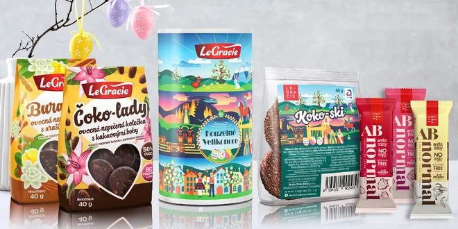 Velikonoční dárkový tubus: tyčinky a ovocná kolečka
