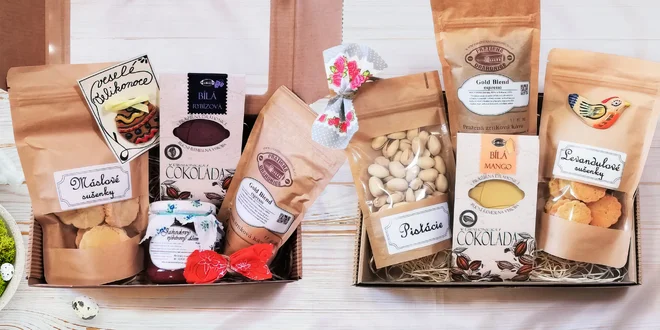 Jarní a velikonoční balíčky plné dobrot a kávy