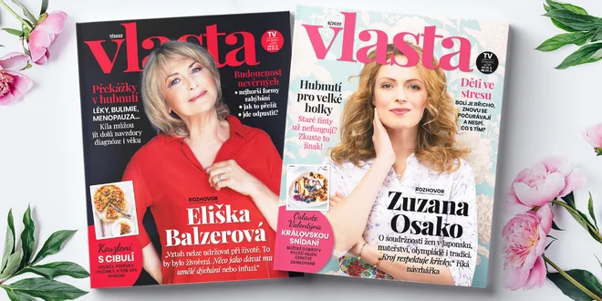 Čtvrtletní nebo roční předplatné časopisu Vlasta