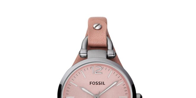 Dámské světle růžové hodinky Fossil