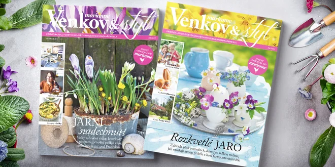 Půlroční předplatné: Venkov a styl + speciál Marianne