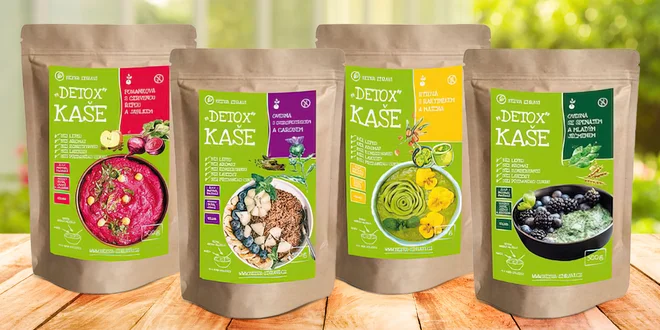 Detox kaše: ovesná, pohanková a rýžová