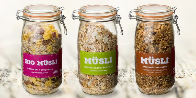 Dóza plná müsli: Darujte zdravou snídani
