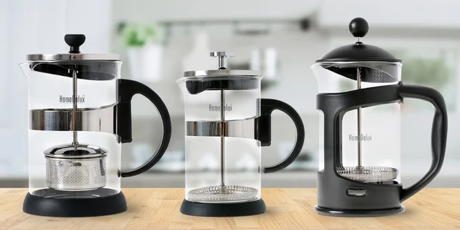 French Press v několika objemech a designech