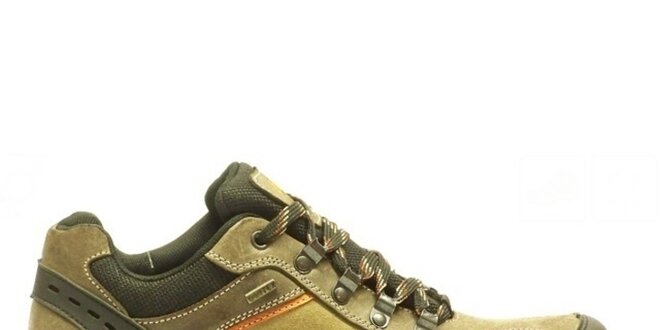 Pánské nízké trekové boty s oranžovými detaily Numero Uno