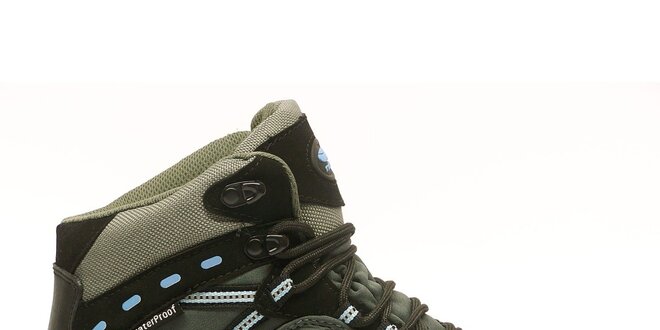 Dámské kotníkové trekové boty s modrými detaily Numero Uno