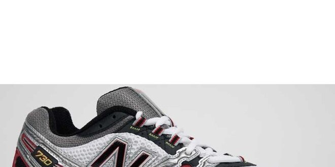 Pánské červeno-bílé běžecké boty New Balance
