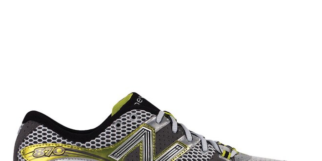 Pánské žluto-stříbrné běžecké boty New Balance