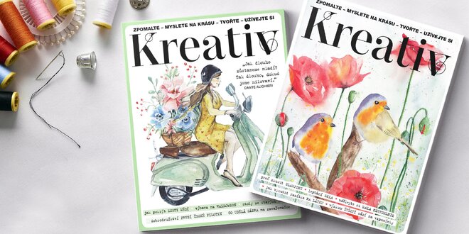 Roční předplatné časopisu Kreativ + dárky