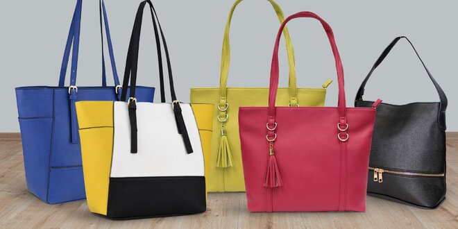 Elegantní kabelky: na výběr více typů i barev