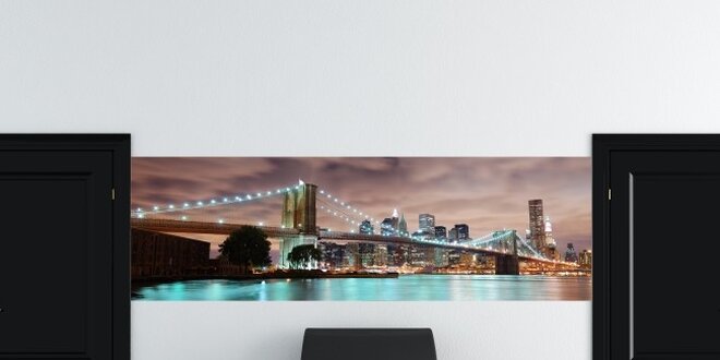 Panoramatický obraz New York City 120x37 cm