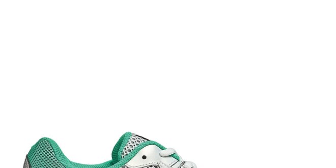 Dámské zeleno-bílé běžecké boty New Balance