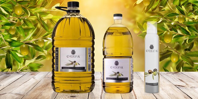 Extra panenský olivový olej ve spreji či v balení