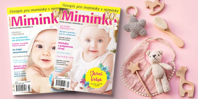 Roční předplatné časopisu Miminko včetně dárku