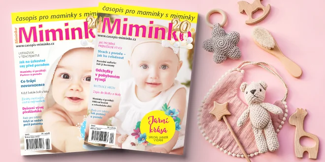 Roční předplatné časopisu Miminko včetně dárku
