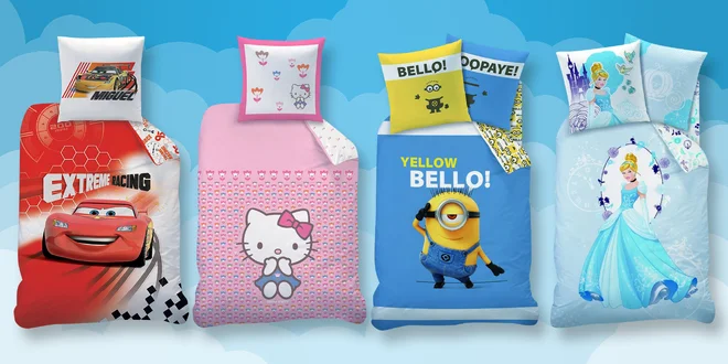 Dětské povlečení se Spider-Manem i Hello Kitty