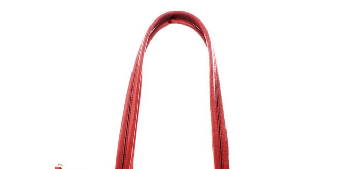 Dámská červeno-hnědá kabelka DKNY