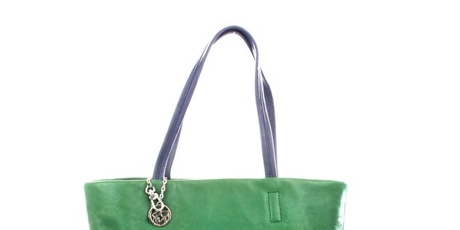 Dámská zeleno-modrá kabelka DKNY