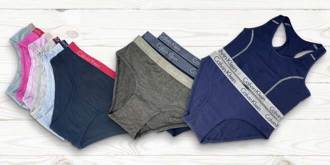 Kalhotky a sety Calvin Klein z měkké bavlny