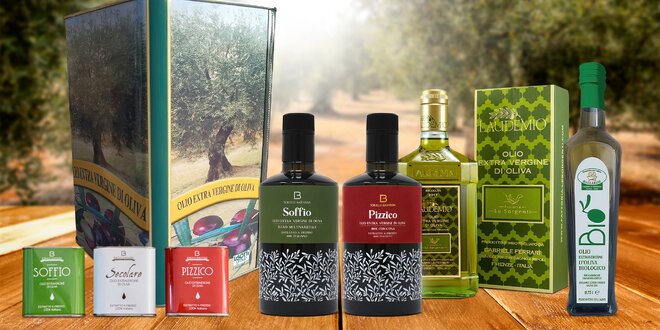 Extra panenské olivové oleje i v bio kvalitě z Itálie