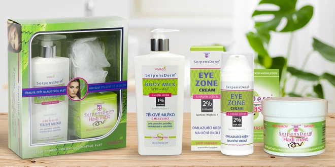 Kosmetika s hadím jedem proti vráskám: gel i krém