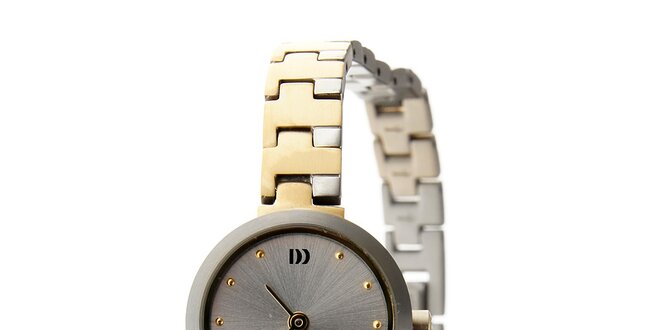 Dámské titanové hodinky Danish Design se zlatými detaily