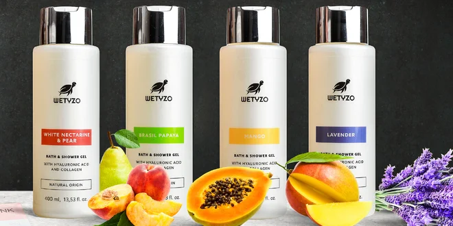 Sprchové gely s ovocnými či bylinnými výtažky