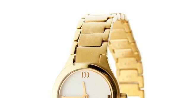 Dámské zlaté titanové hodinky Danish Design