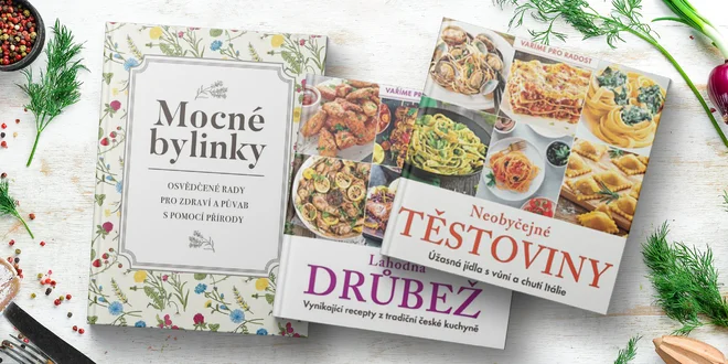 Almanach mocných bylin i set 4 báječných kuchařek