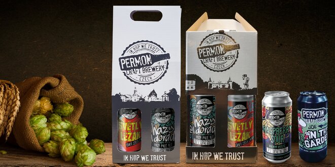 Balíčky řemeslných i speciálních piv z pivovaru Permon