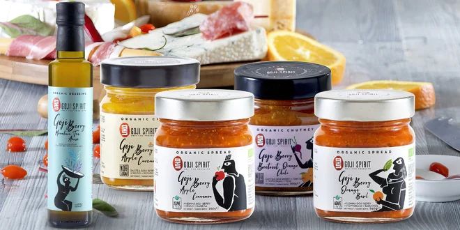 Bio pochutiny s goji: dresink, chutney i pomazánky