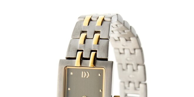 Dámské titanové hodinky Danish Design se zlatými detaily