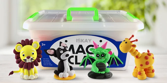 Samotvrdnoucí modelovací hmota: set 16 či 24 barev