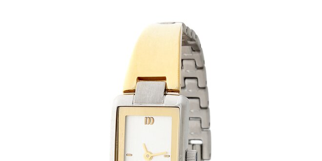 Dámské zlato-stříbrné náramkové hodinky Danish Design